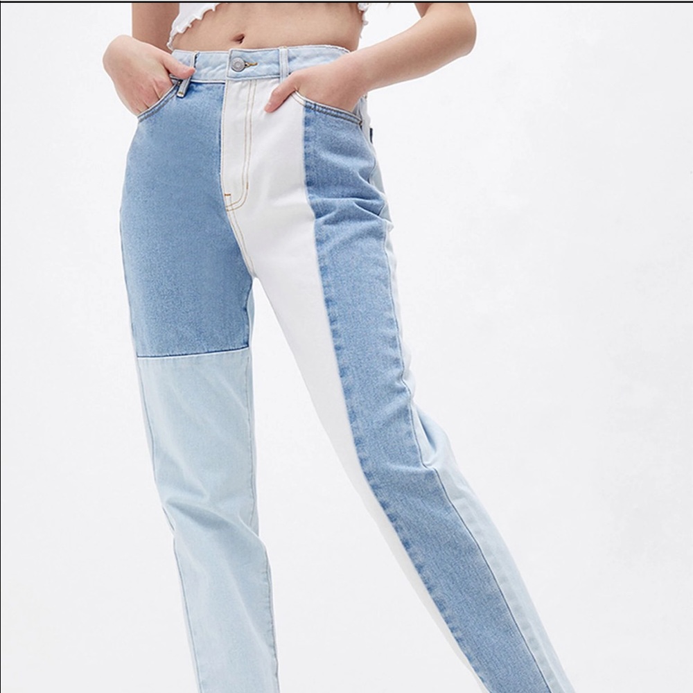 Eco Hopper Patch Mom Jeans